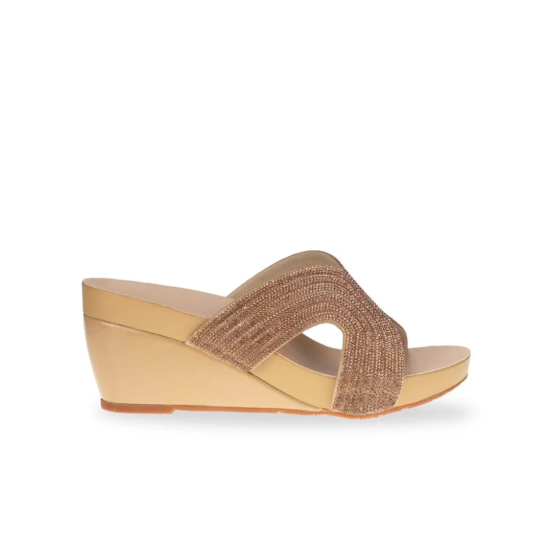 [20% off at cart] Glow Diamond Detail Wedges