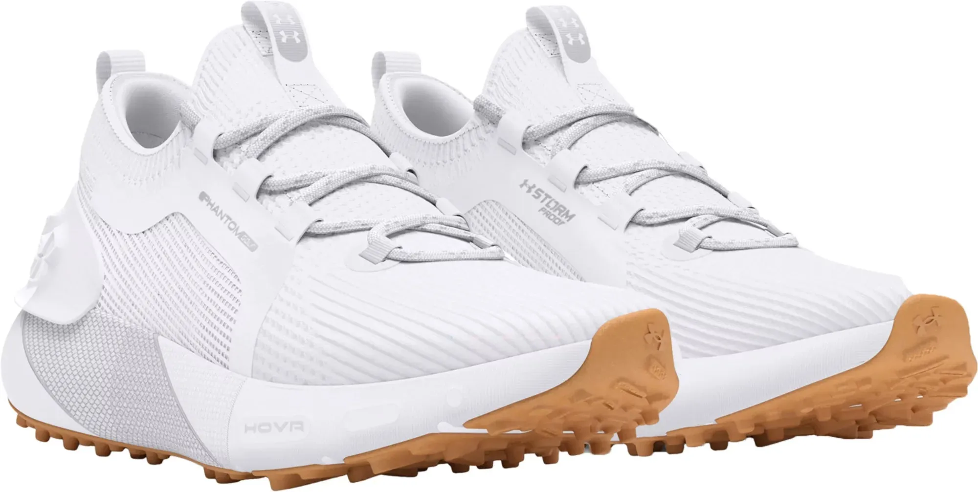 2024 Under Armour Women's Phantom Golf Shoe - White/White Clay/White