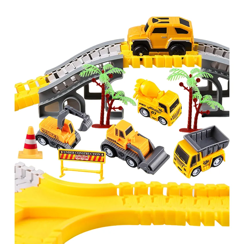 205Pcs Kids Toys Construction Tracks Track Set