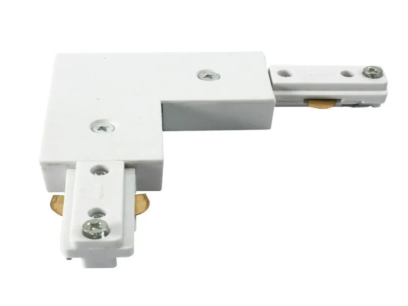 230V Single Circuit Right Angle Track Connector