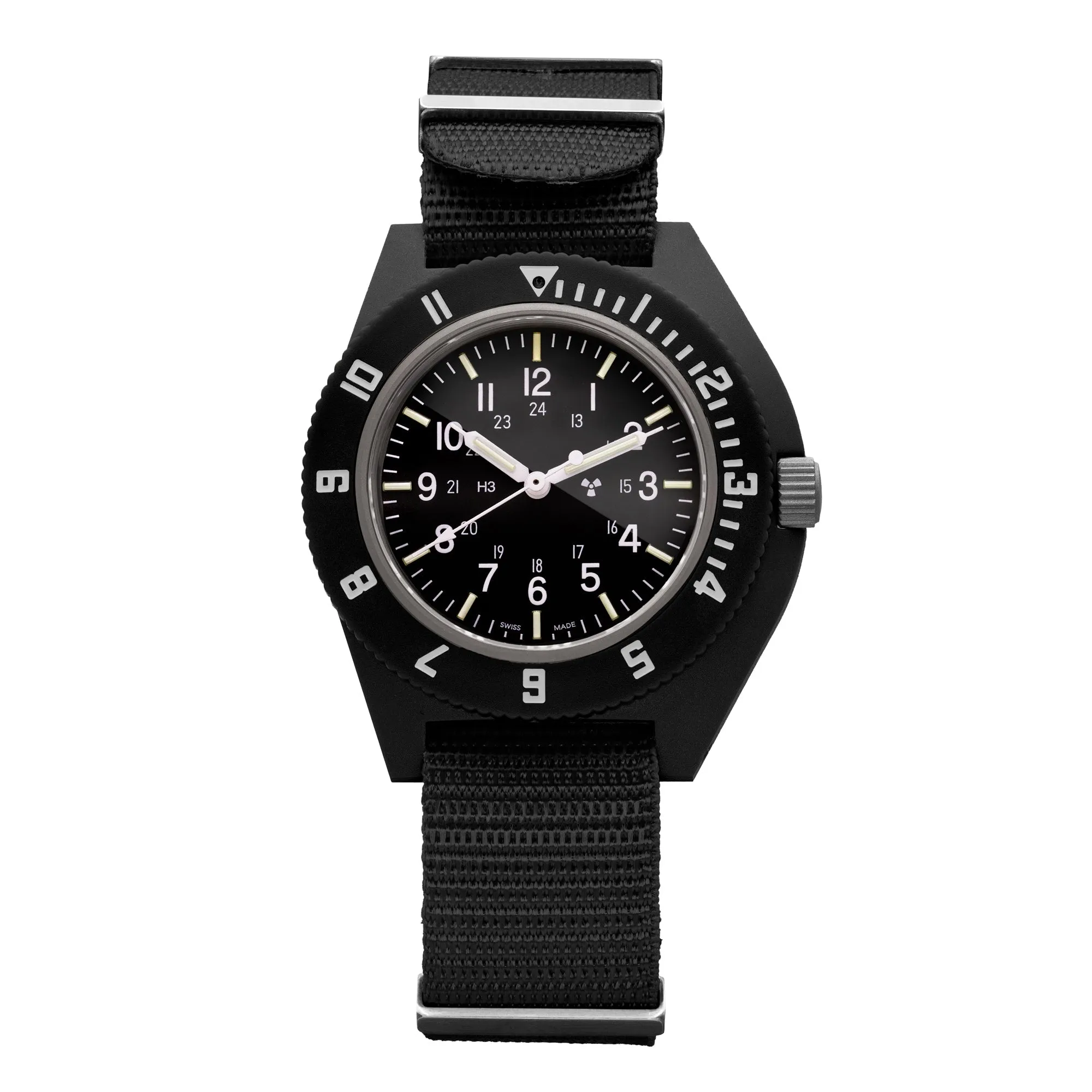 41MM BLACK PILOT'S NAVIGATOR (QUARTZ)