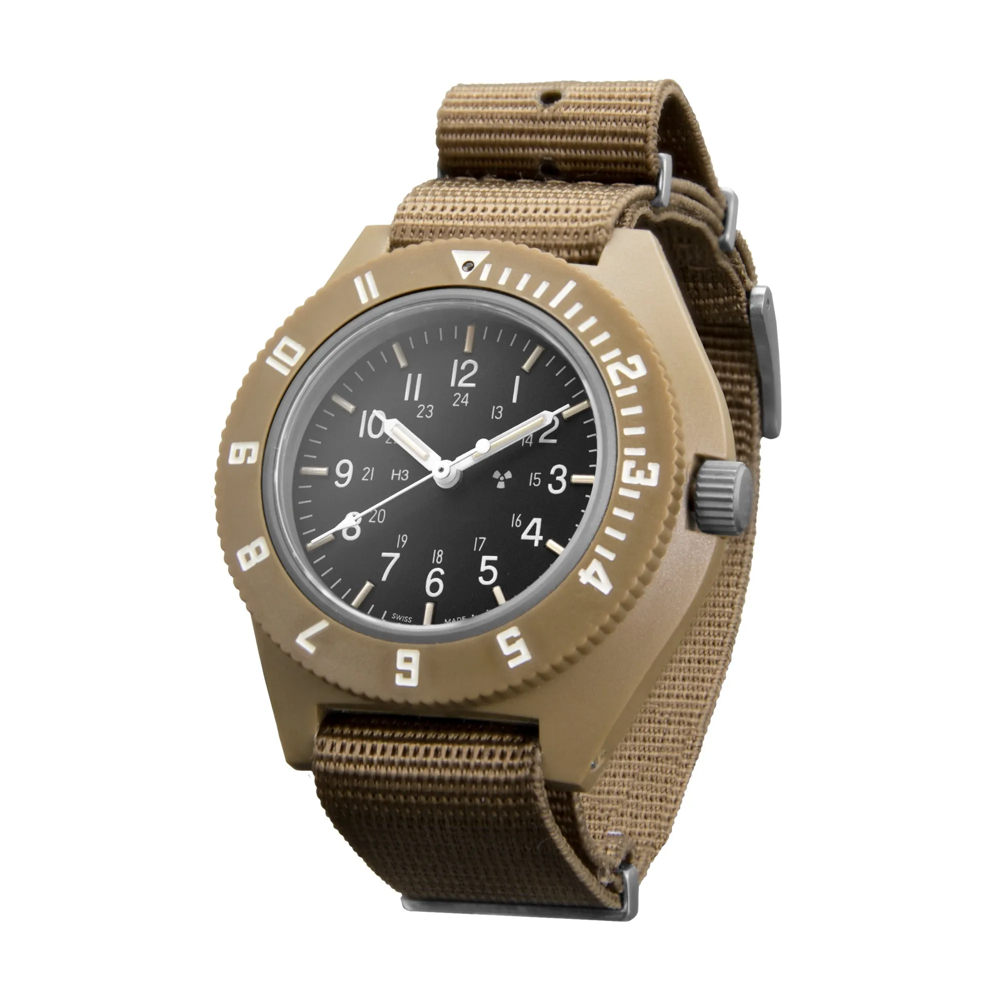 41MM DESERT TAN PILOT'S NAVIGATOR (QUARTZ)