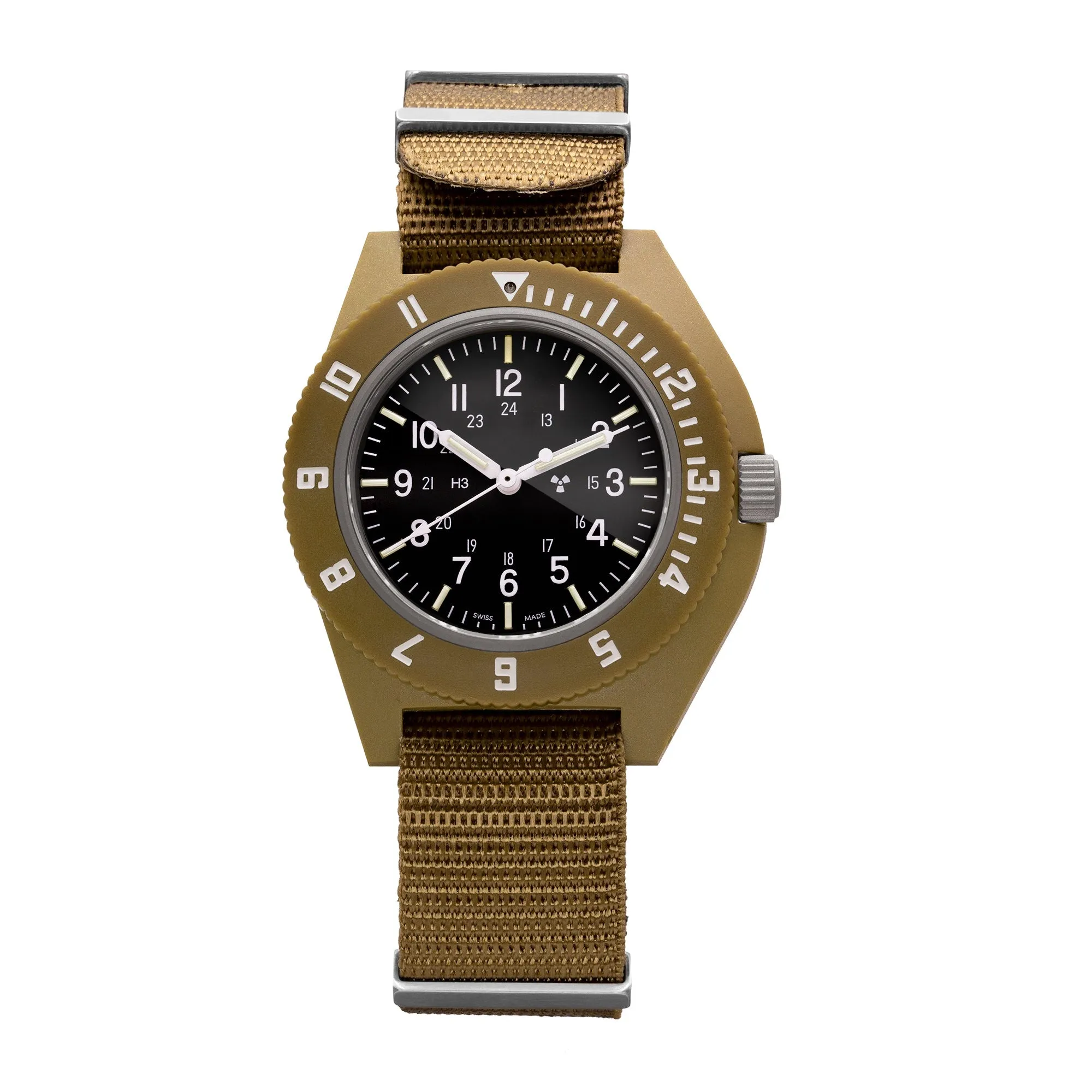 41MM DESERT TAN PILOT'S NAVIGATOR (QUARTZ)