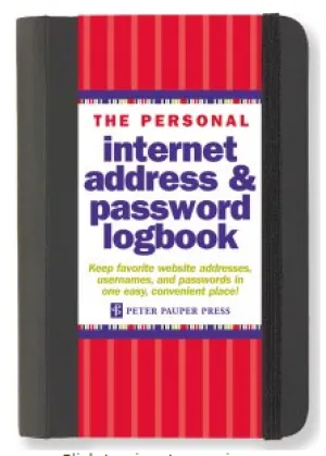 Address & Password Log