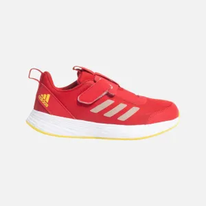 Adidas Volantrun 2.0 Kids Unisex shoes (8-15 Years) - Better Scarlet/Wonder Gold Met./Impact Yellow