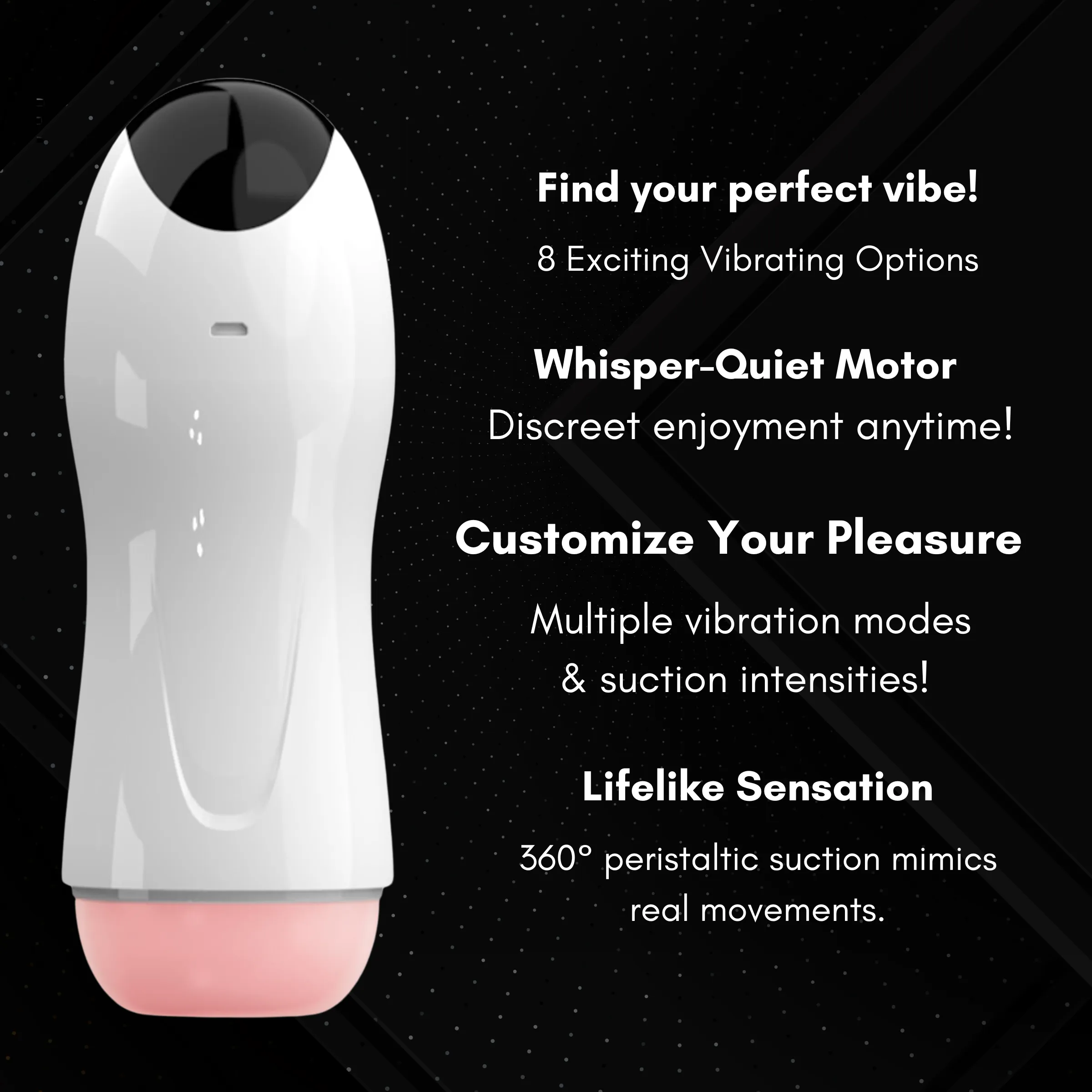 AdultLuxe SuckStation Digital Masturbator