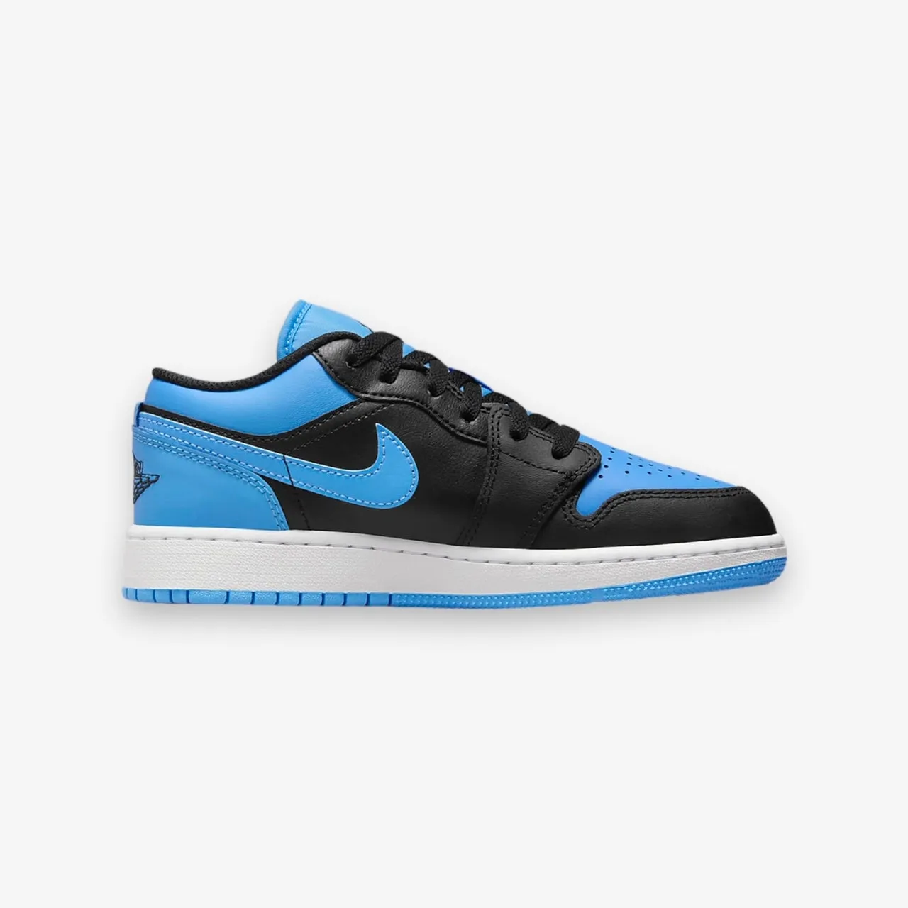 Air Jordan 1 Low (GS) Black University Blue 553560-041