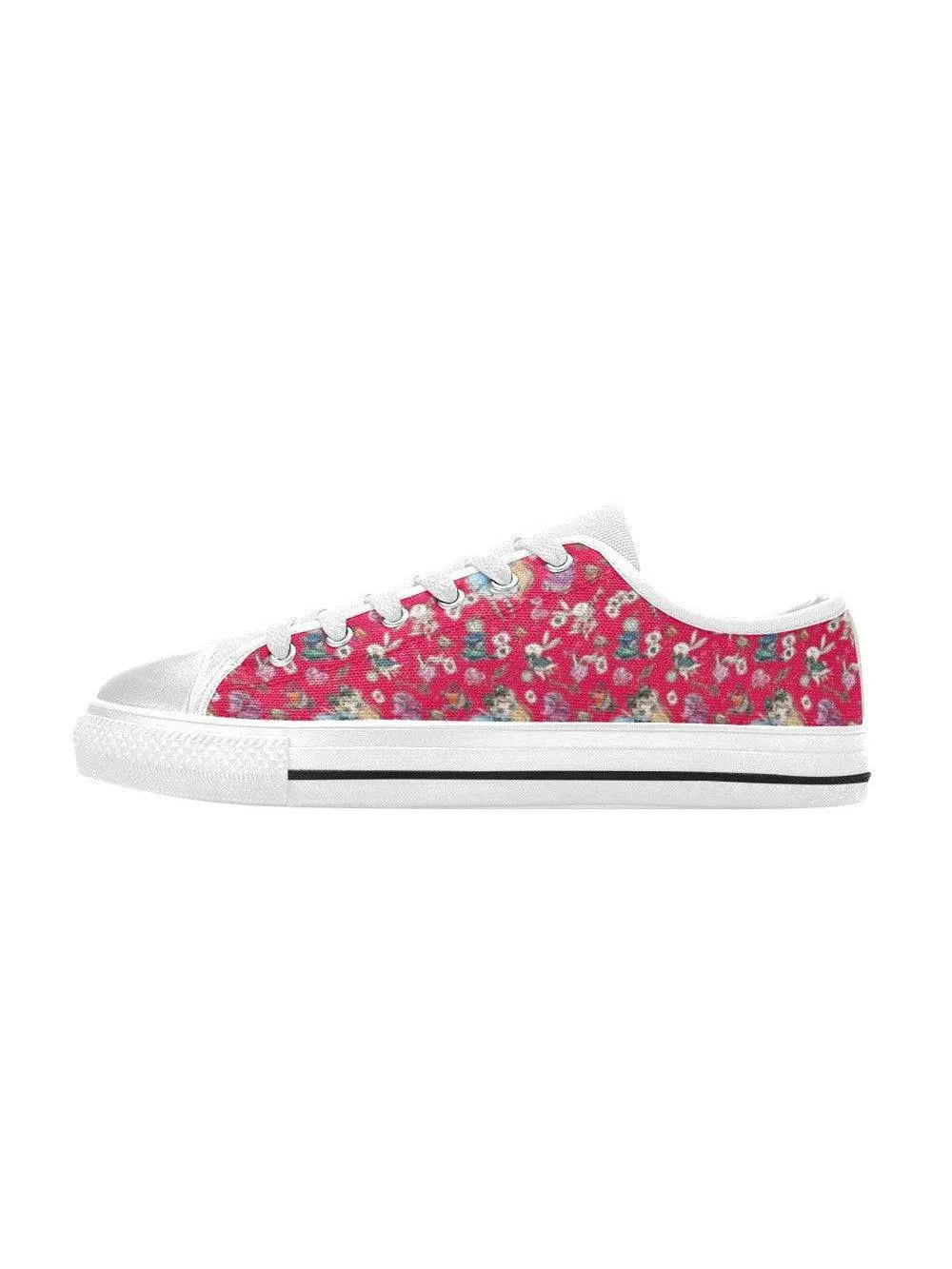 Alice in Wonderland Kid's Canvas Sneakers