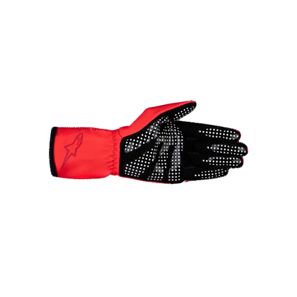 ALPINESTARS 3550625-3082-L Gloves for Karting Tech-1 K Race V2, Red / White / Burgundy, Size L