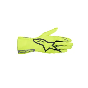 ALPINESTARS 3550625-594-2XL Gloves for Karting Tech-1 K Race V2, Fluo Yellow / Mid Gray / Dark Silver, Size 2XL