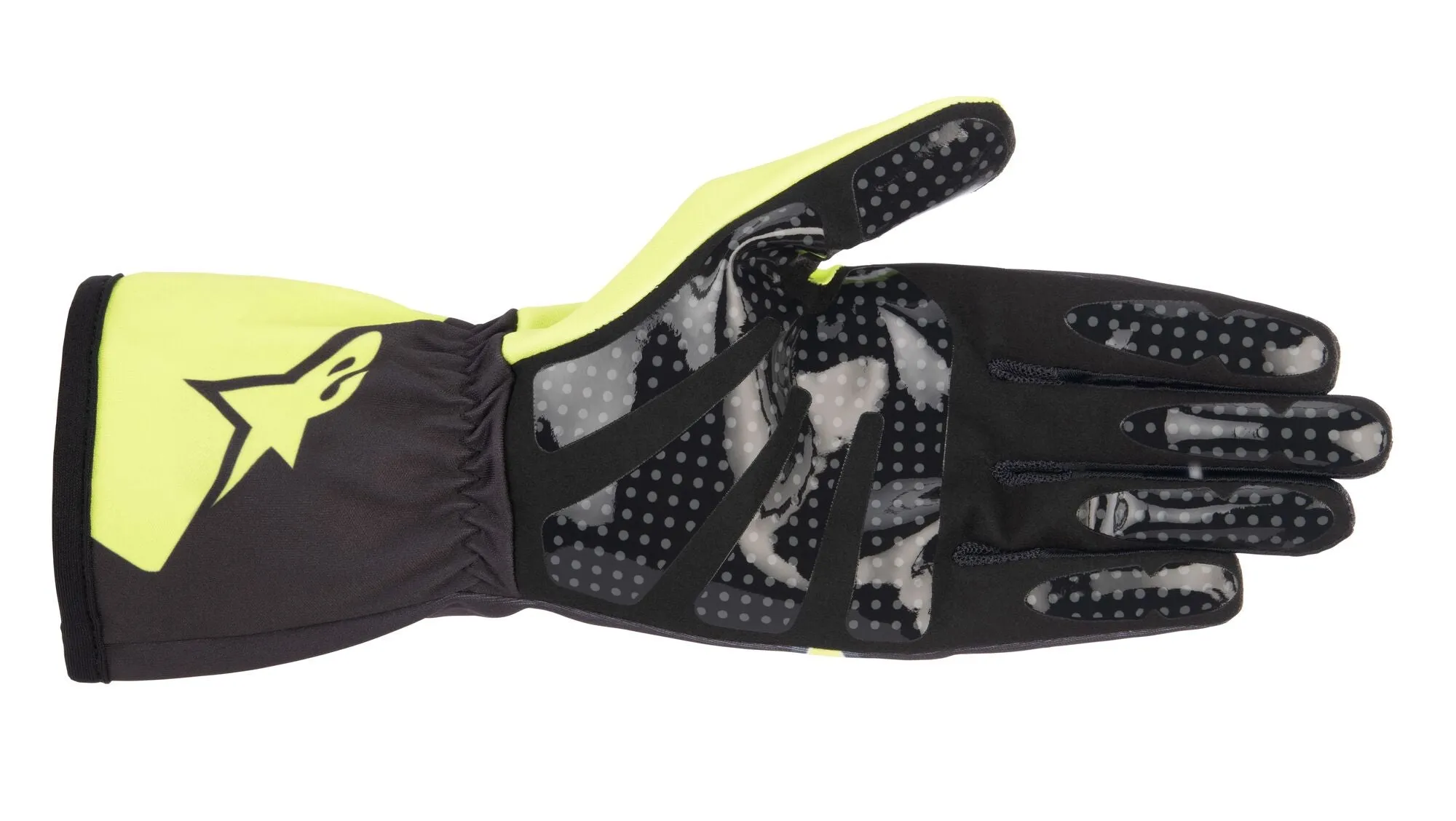 ALPINESTARS 3552023_164_L TECH 1 K RACE v2 CORPORATE Kart gloves, anthracite/lime, Size L