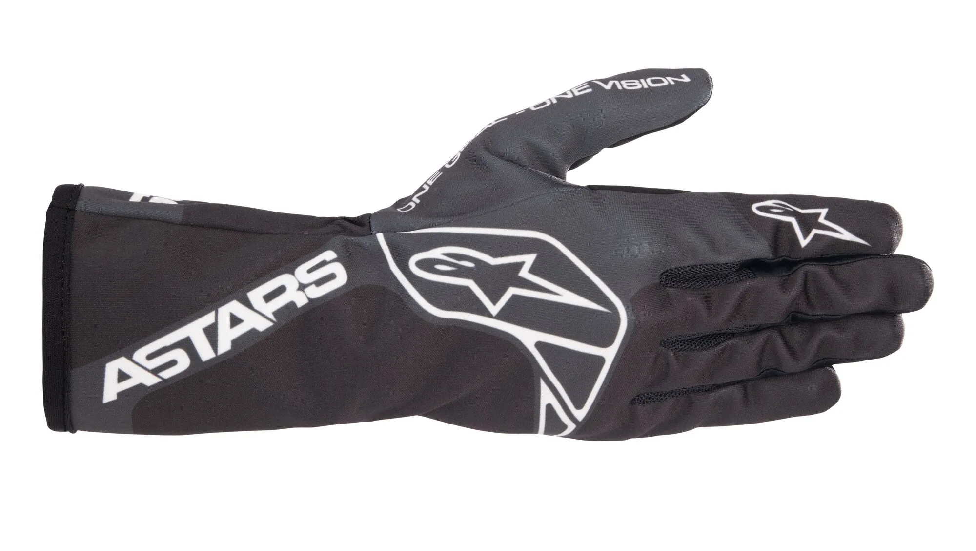 ALPINESTARS 3552123_1169_L TECH 1 K RACE v2 ONE VISION Kart gloves, black/tar gray, Size L