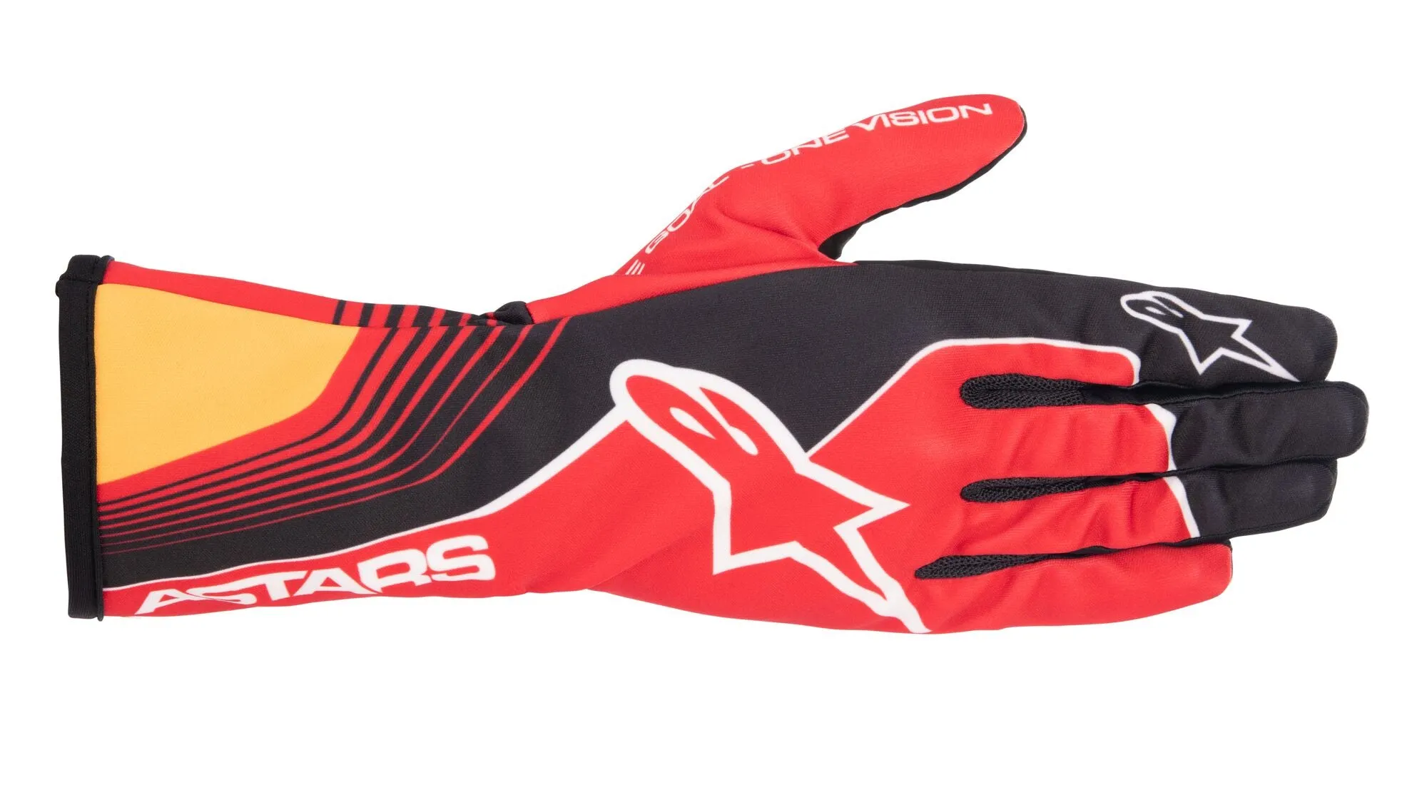 ALPINESTARS 3552223_3340_XL TECH 1 K RACE v2 FUTURE Kart gloves, red/tangerine, Size XL