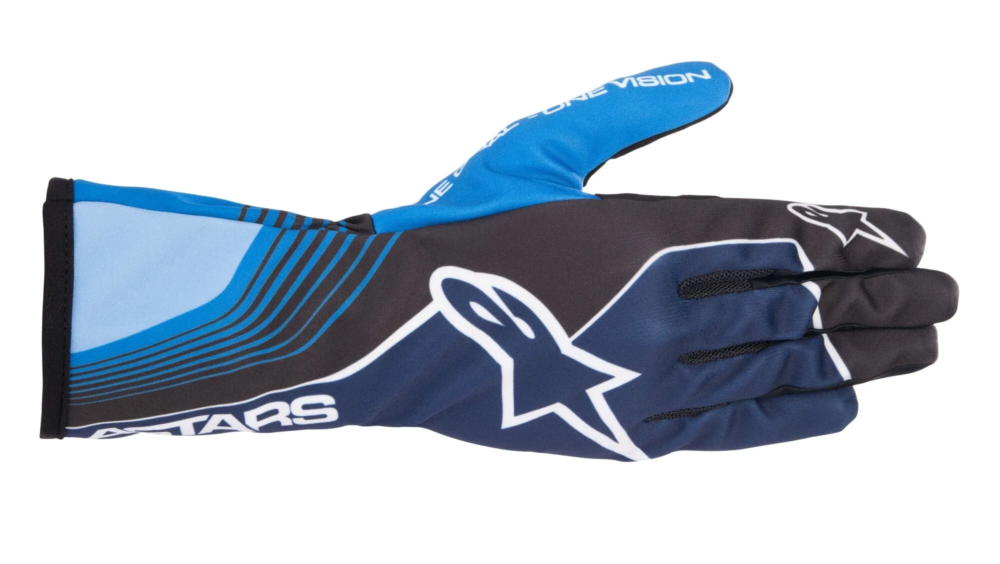 ALPINESTARS 3552223_78_M TECH 1 K RACE v2 FUTURE Kart gloves, navy blue/crest, Size M