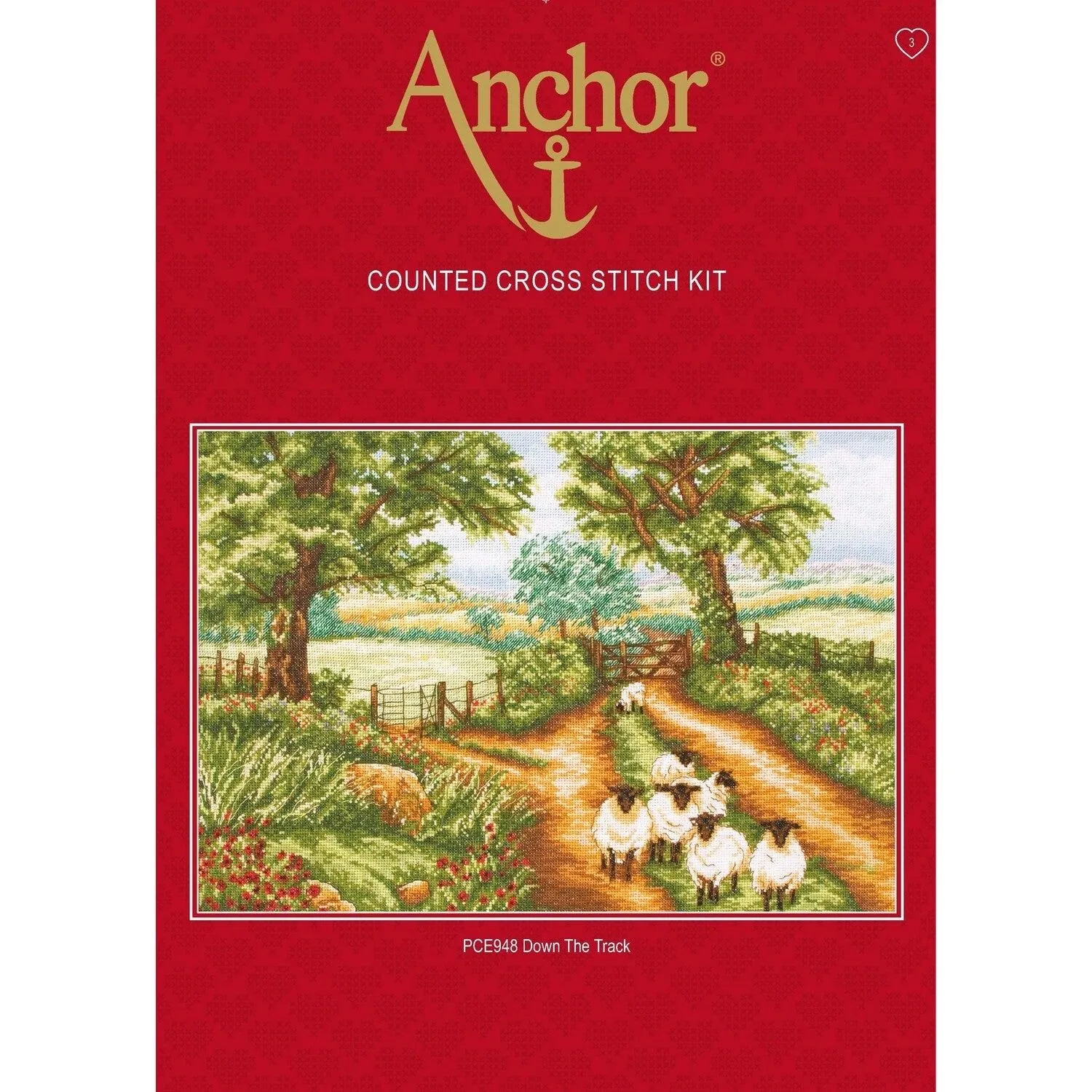 Anchor Cross Stitch Kit - Down the Track