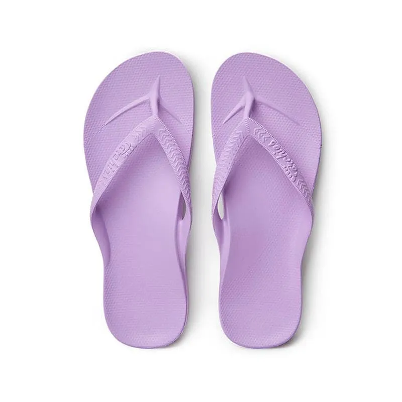 Archies Lilac Arch Support Thongs