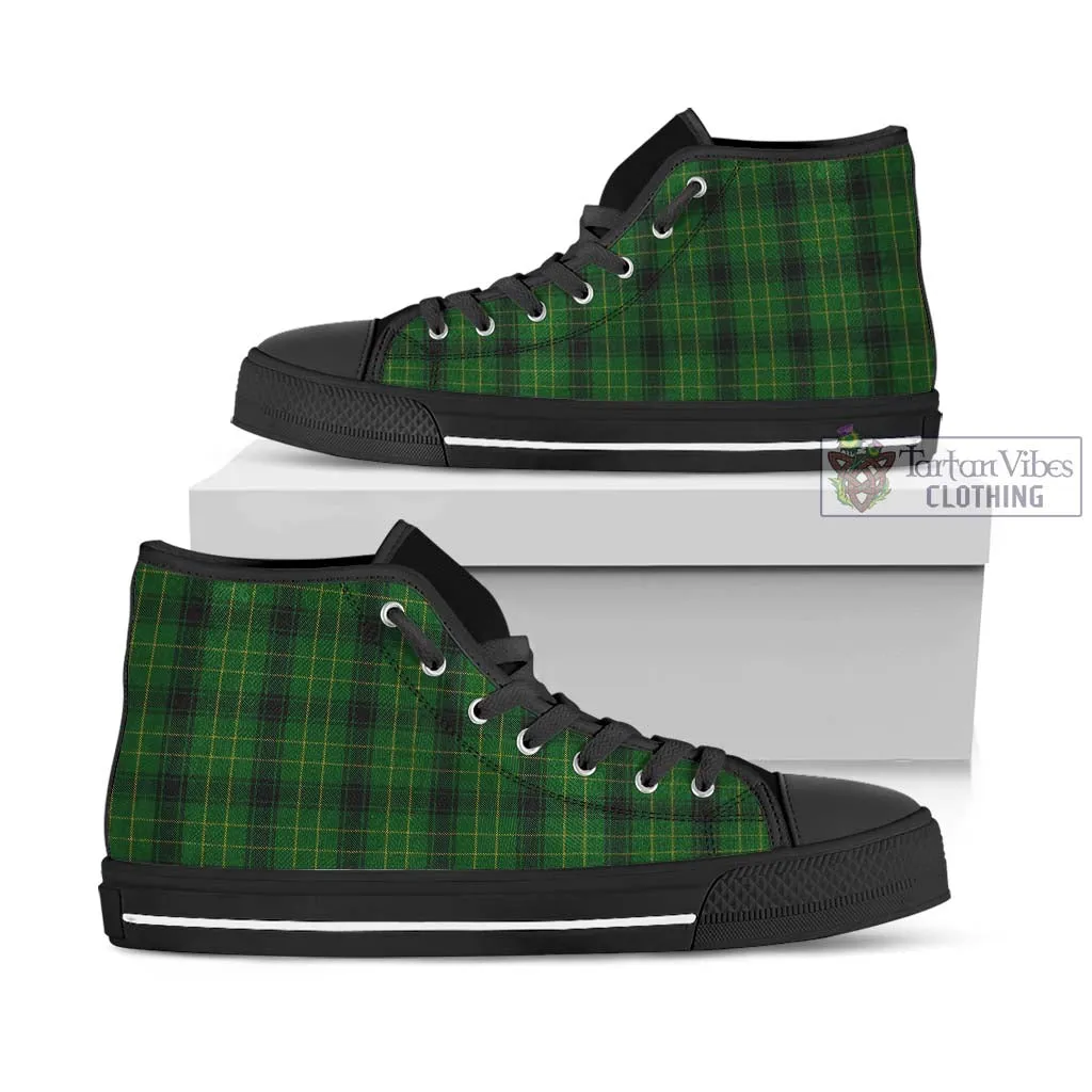 Arthur Highland Tartan High Top Shoes