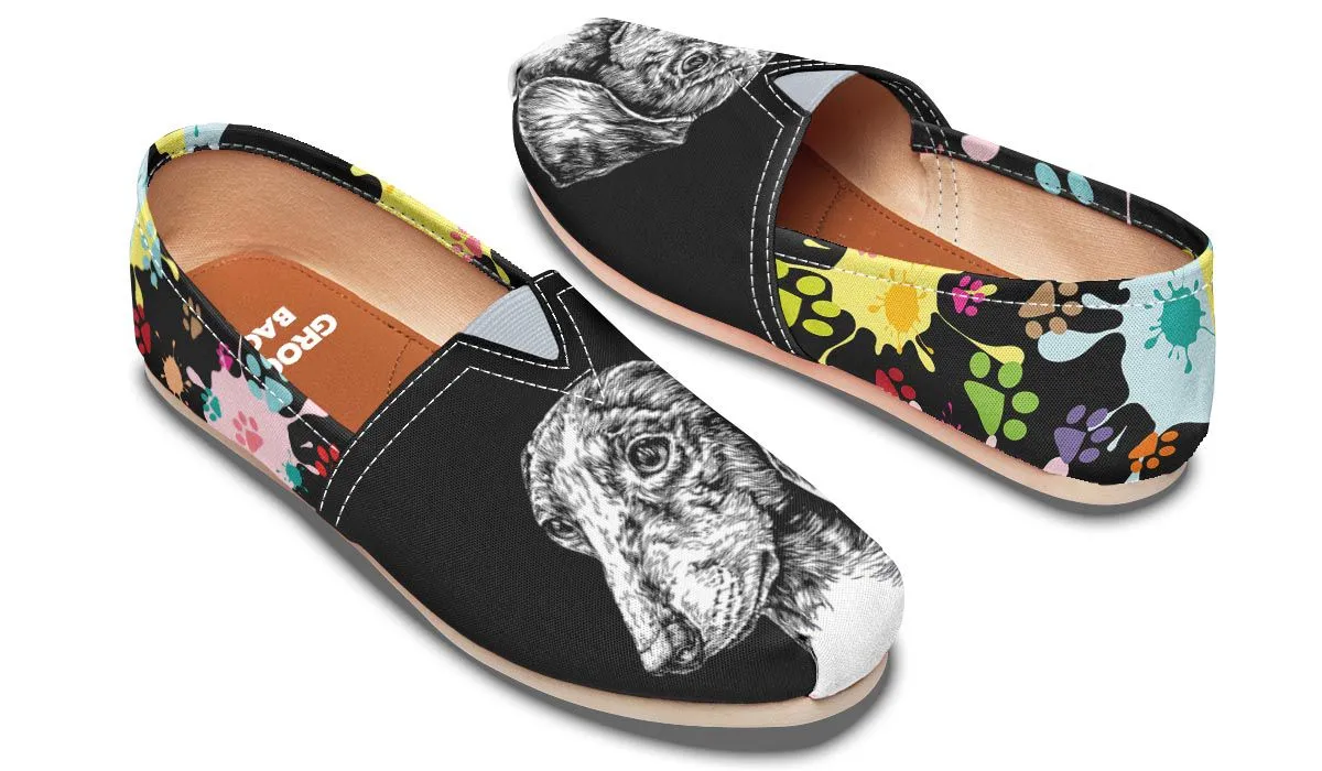 Artsy Dachshund Casual Shoes