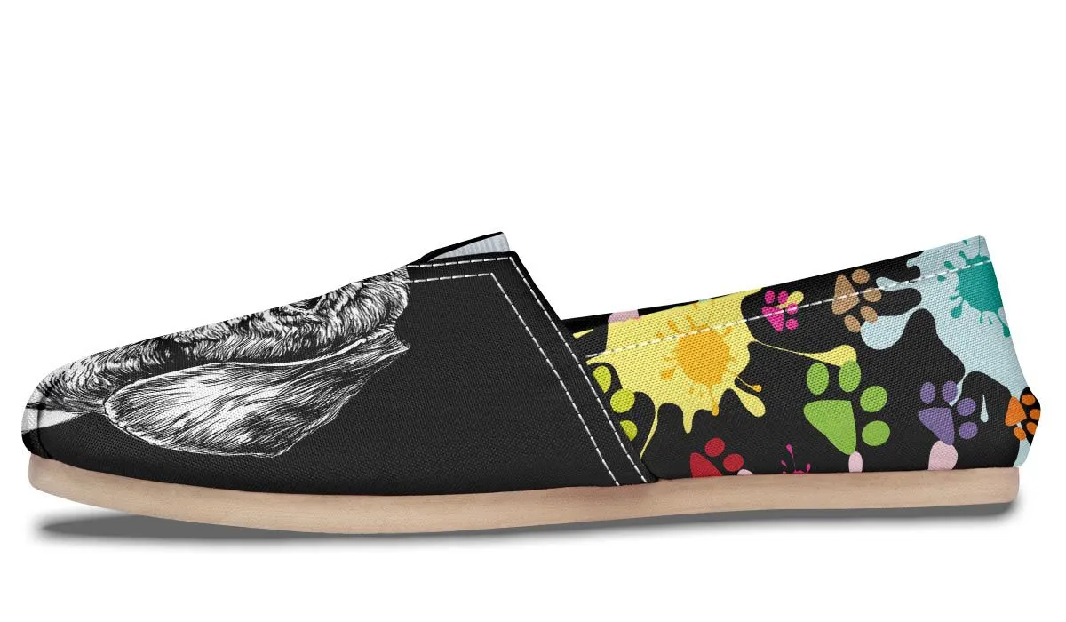 Artsy Dachshund Casual Shoes