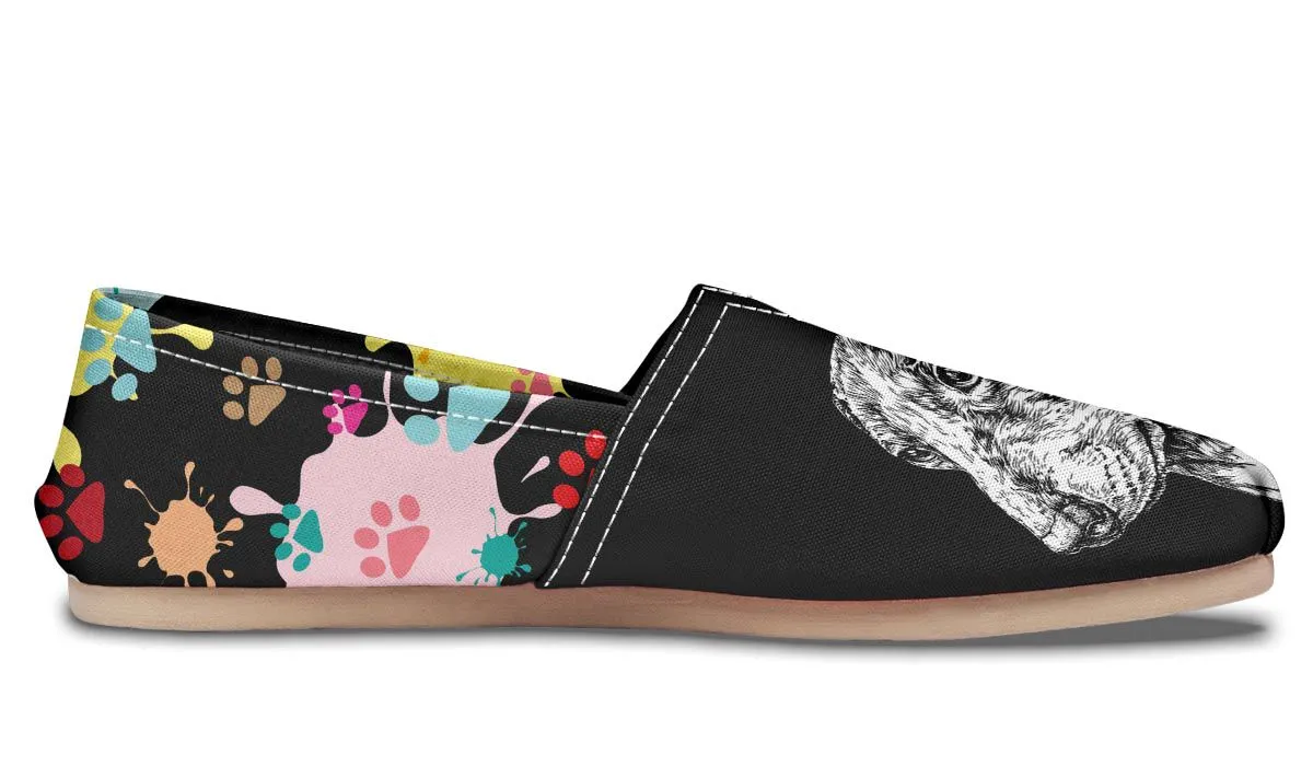 Artsy Dachshund Casual Shoes