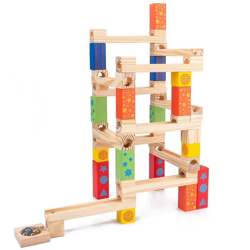 Ball Track Stack Building Blocks