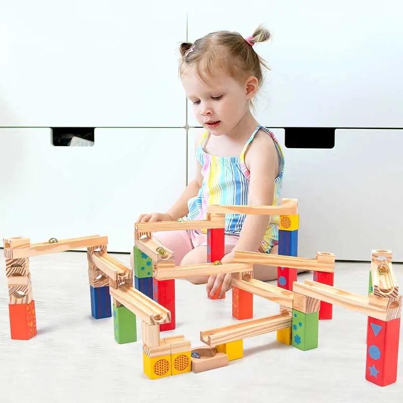 Ball Track Stack Building Blocks