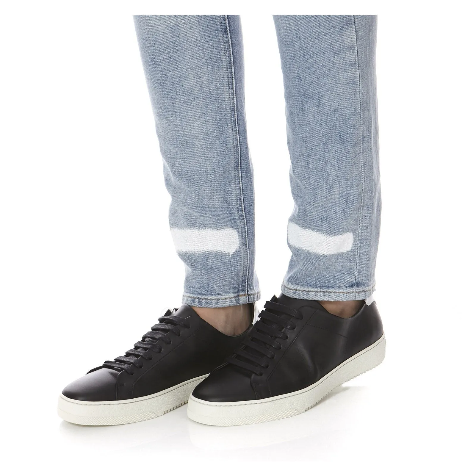 BLACK DIAGONALS SNEAKERS