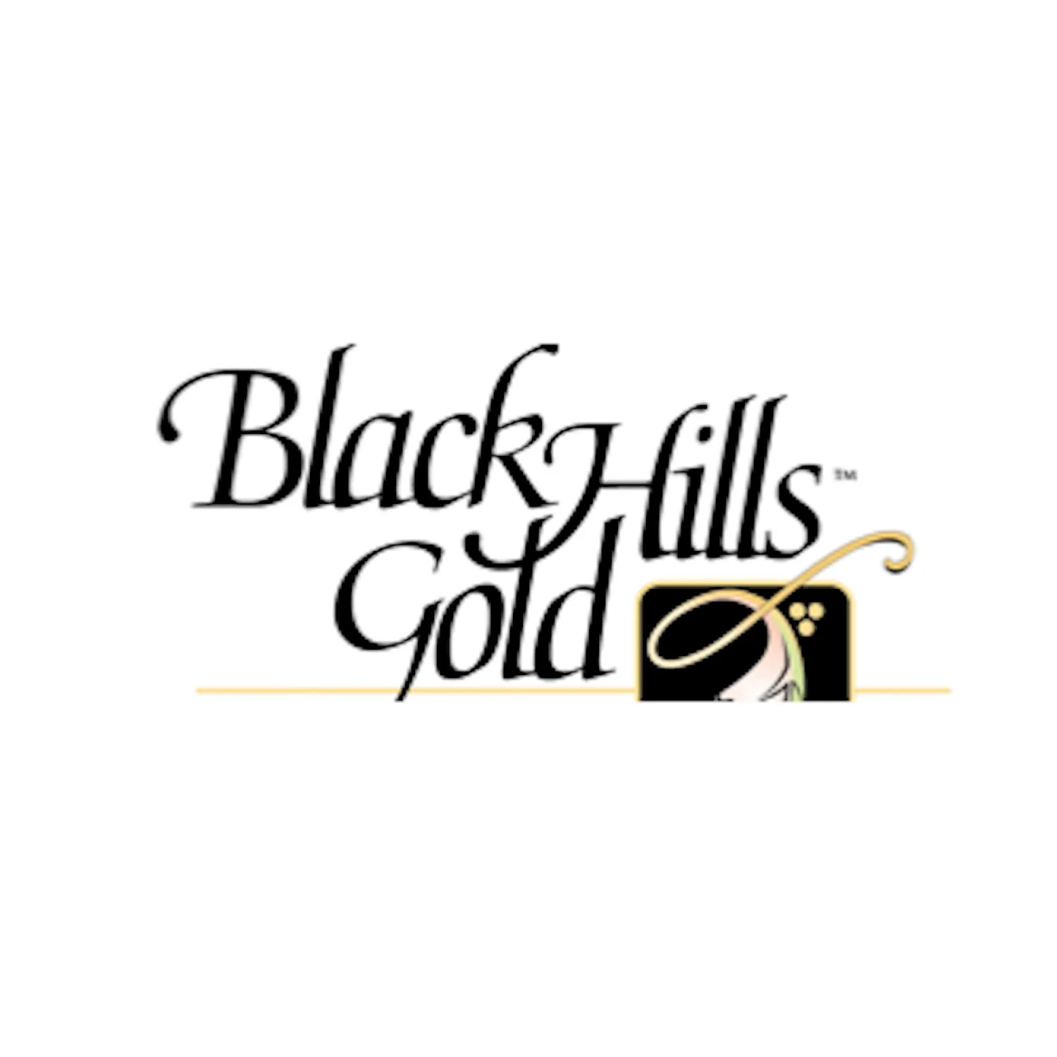 Black Hills Gold Silver Angel Necklace and Earrings