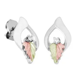 Black Hills Silver Diamond Earrings