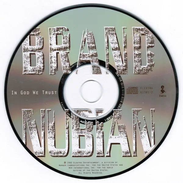 Brand Nubian - In God We Trust (CD, Album) (NM or M-)