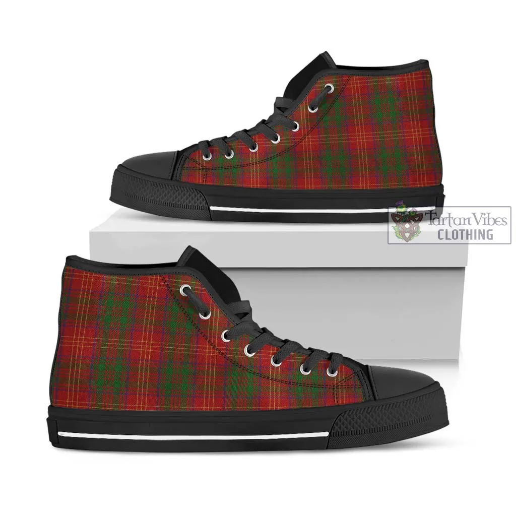 Burns Tartan High Top Shoes