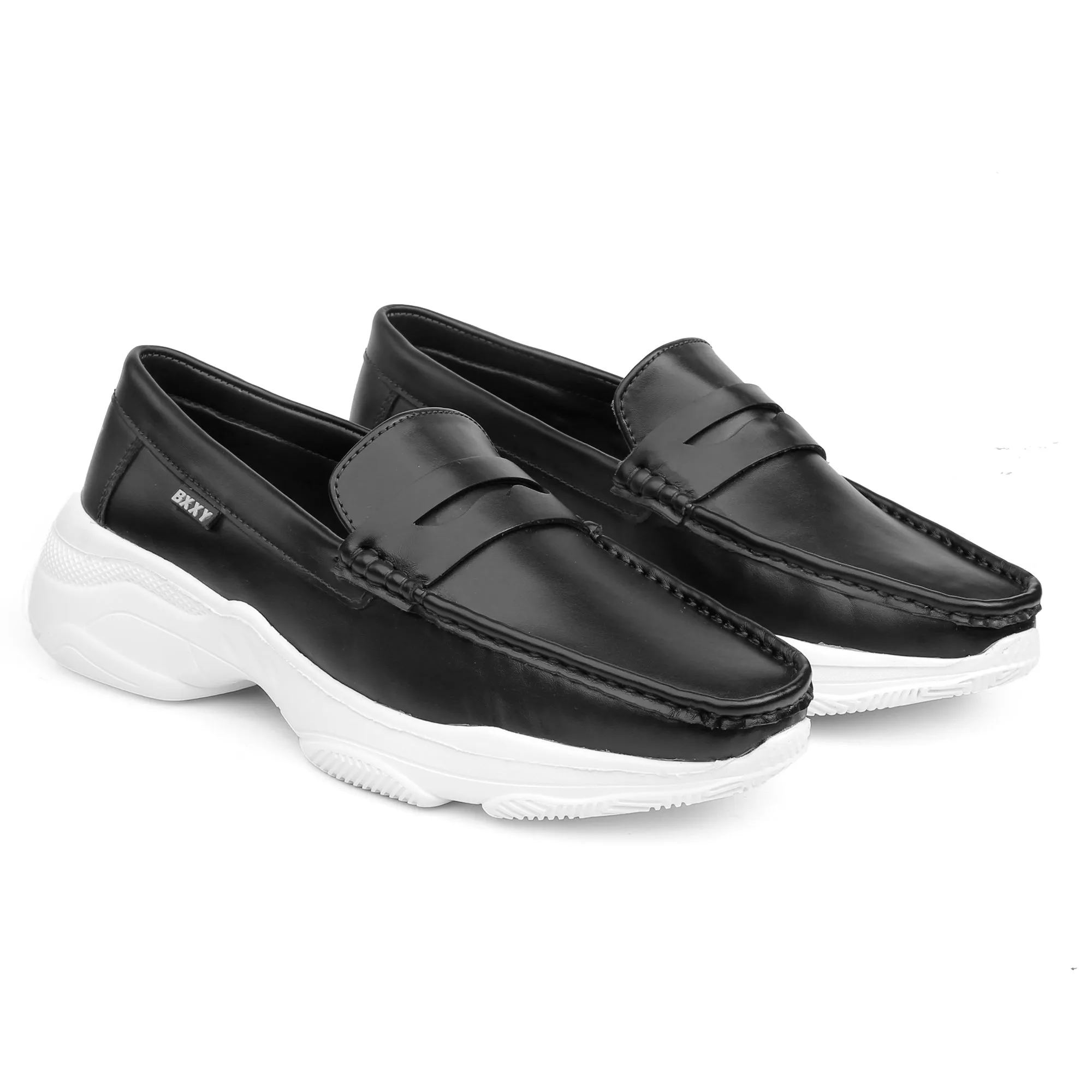 Bxxy New Stylish Men's Faux Leather Stylish Loafers