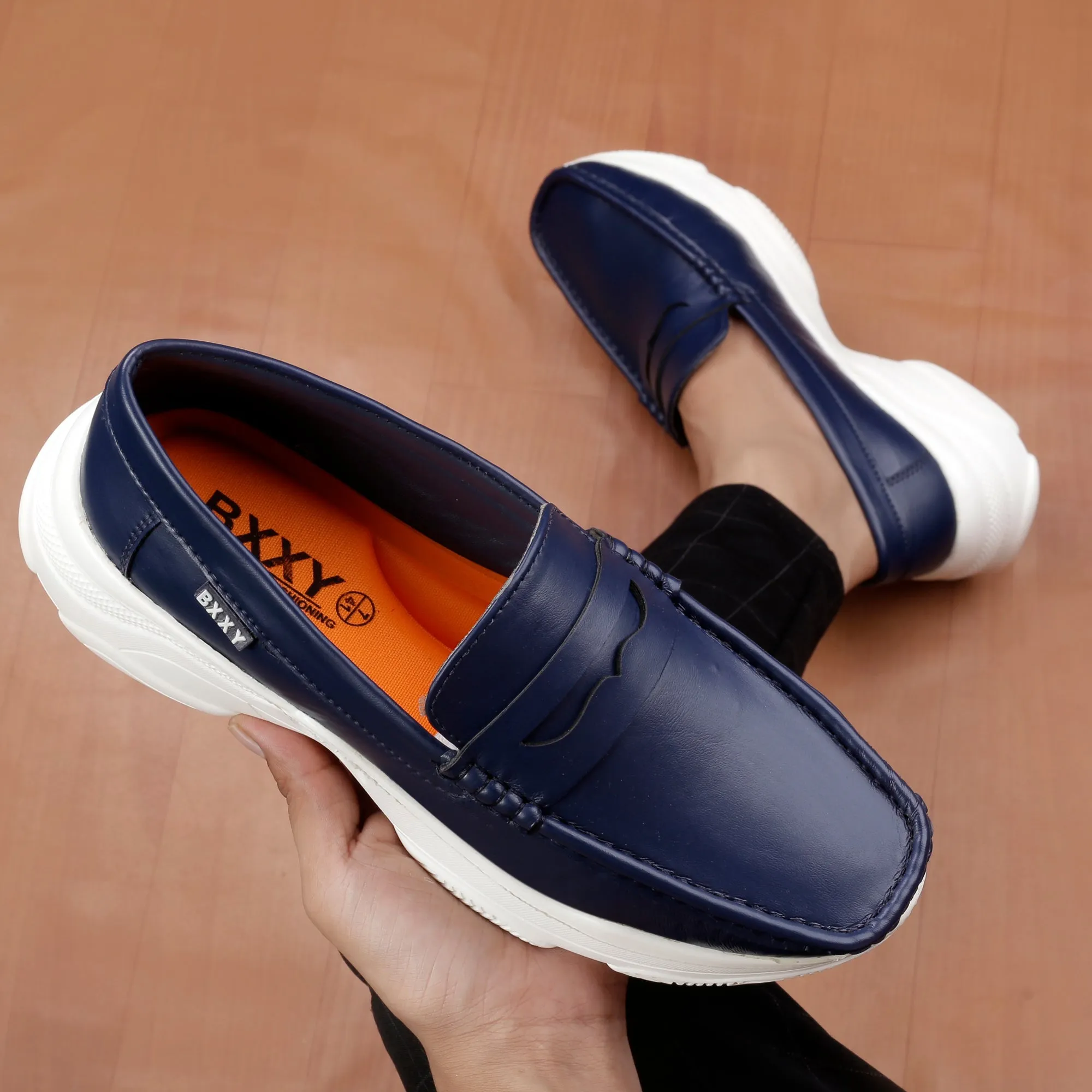 Bxxy New Stylish Men's Faux Leather Stylish Loafers