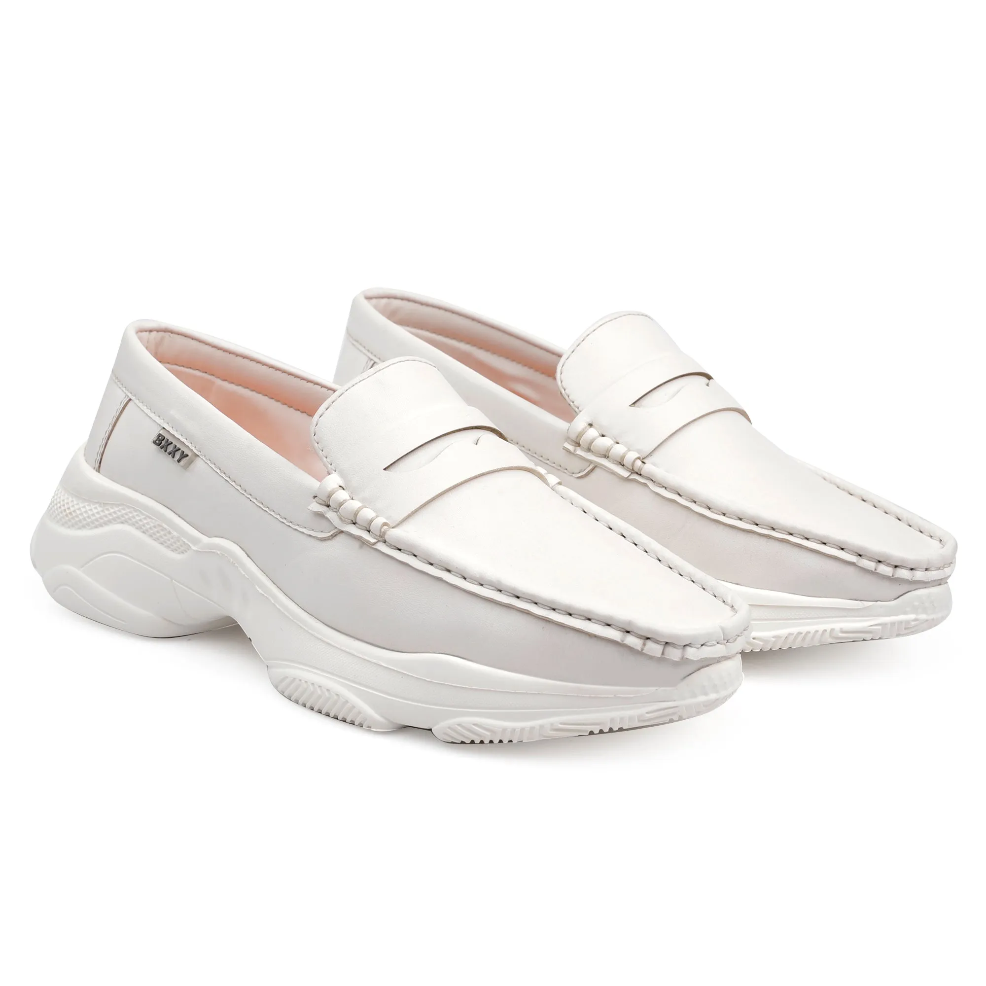 Bxxy New Stylish Men's Faux Leather Stylish Loafers