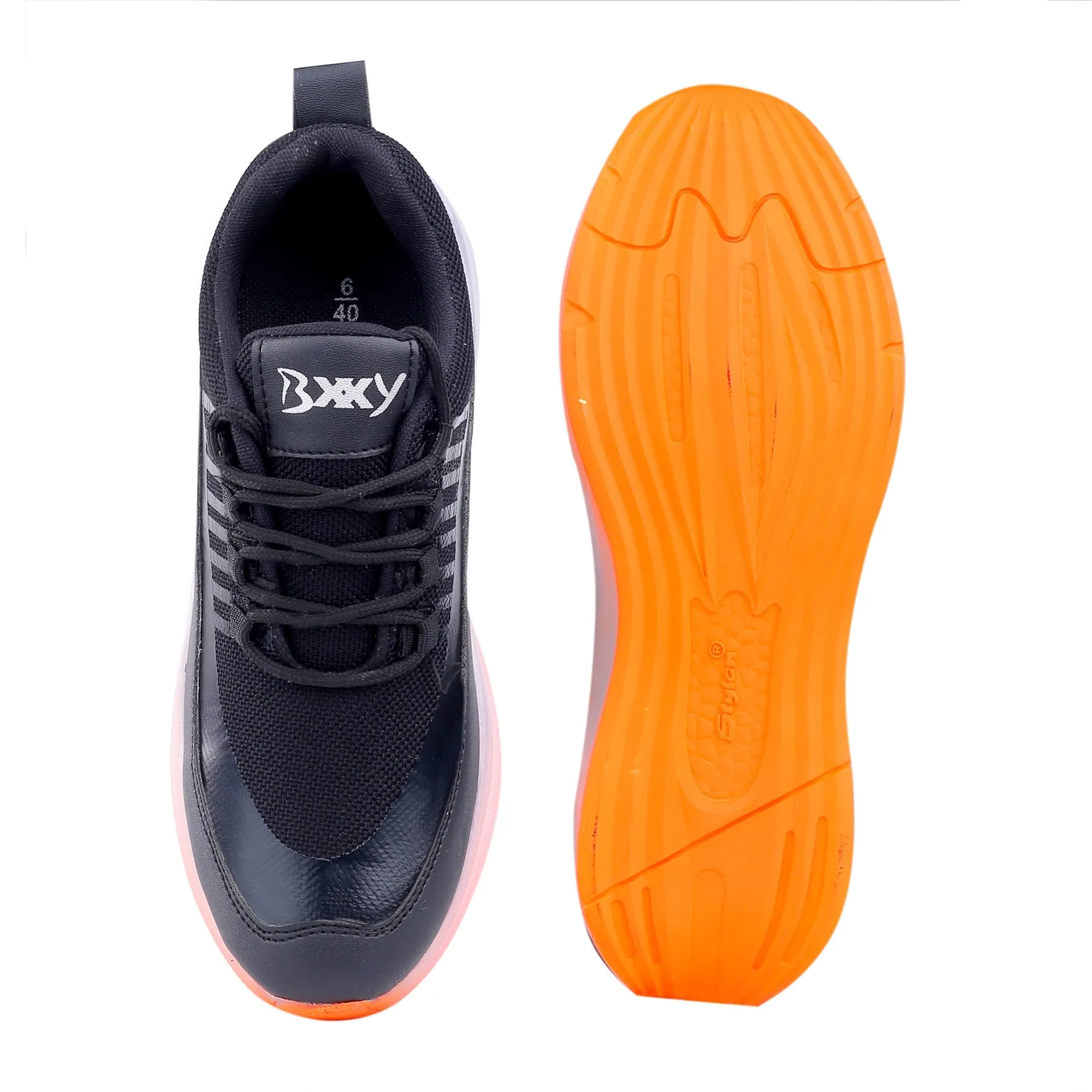 Bxxy's Designer Sports Shoes On Transparent Sole