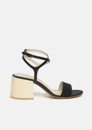 Canvas Calfskin Sandal