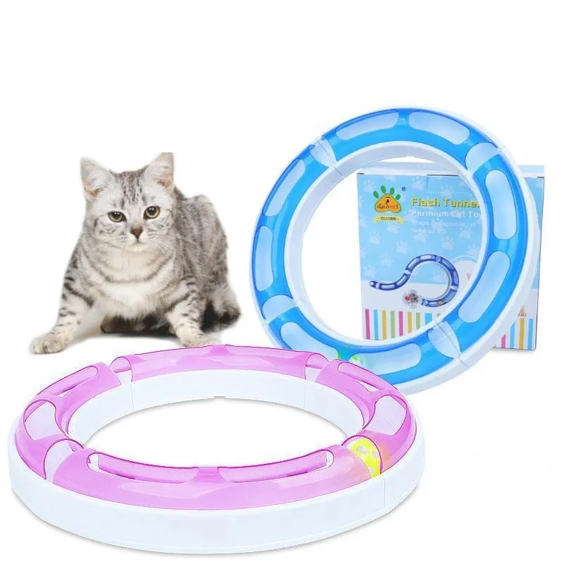 Cat Track With Ball S Shape Circuit Interactive Toys