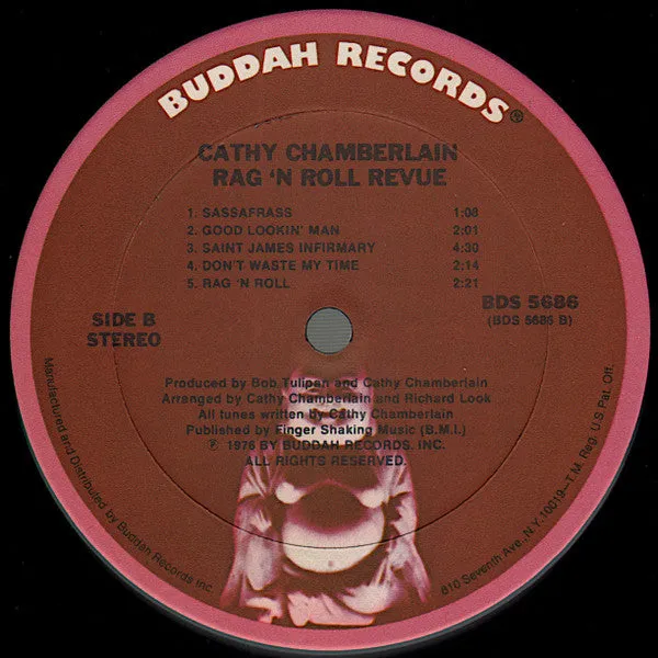 Cathy Chamberlain - Cathy Chamberlain's Rag 'N Roll Revue (LP, Album) (M)