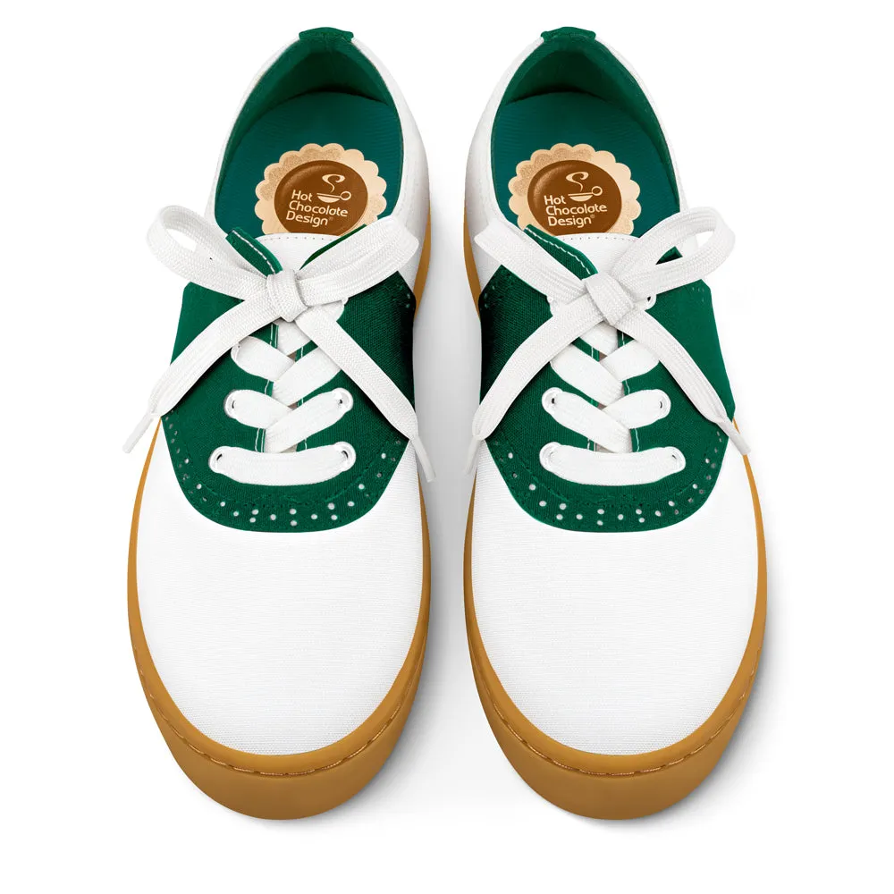 Chocolaticas® Saddle Green Casual Sneaker