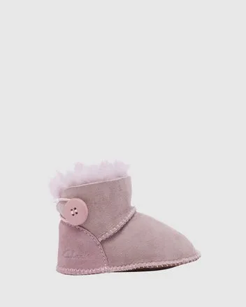 Clarks Cuddle Slipper - Dusty Pink