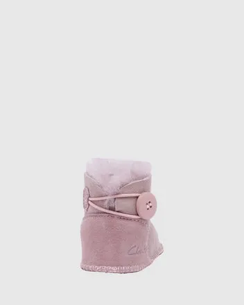 Clarks Cuddle Slipper - Dusty Pink