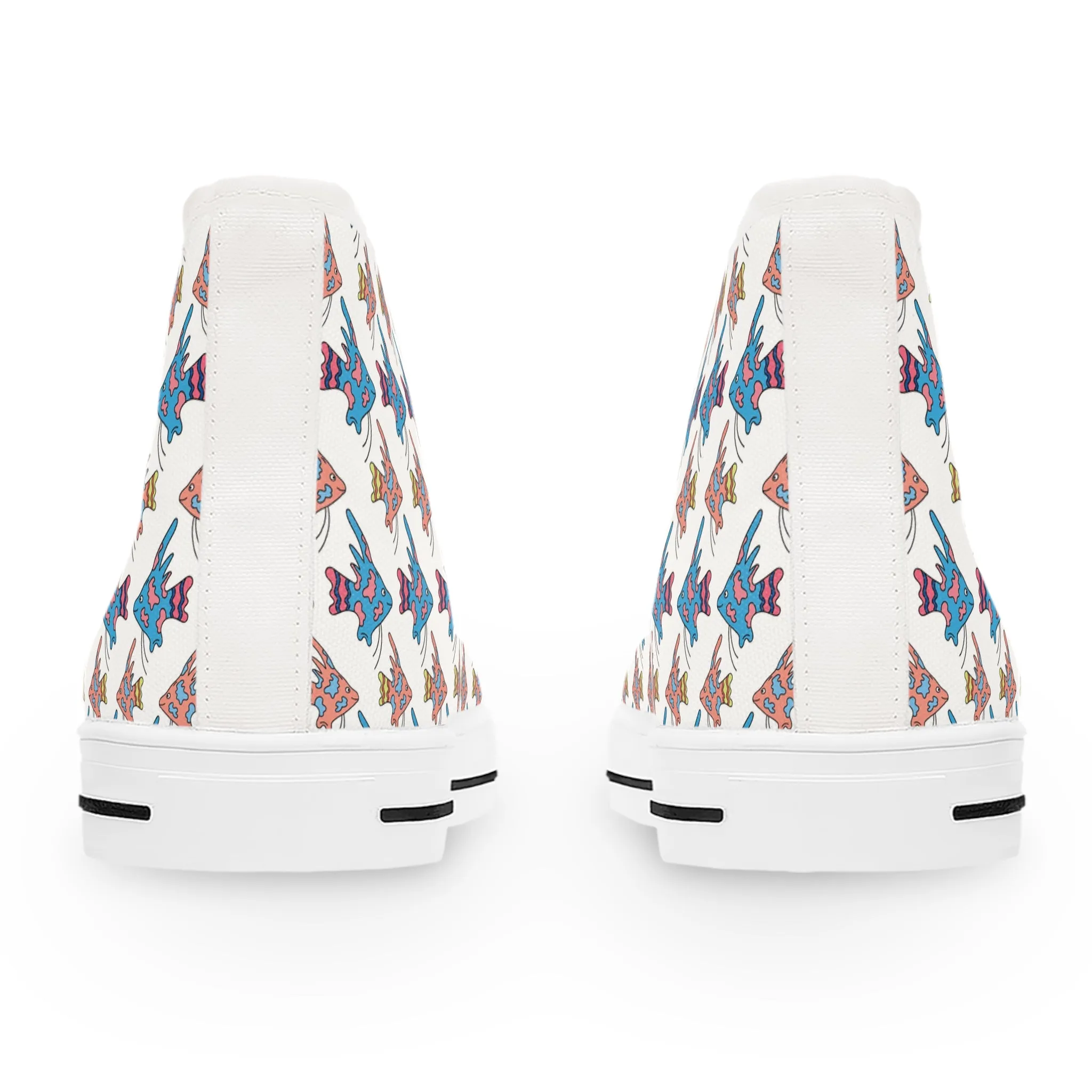 Colorful Angelfish Women's High Top Sneakers