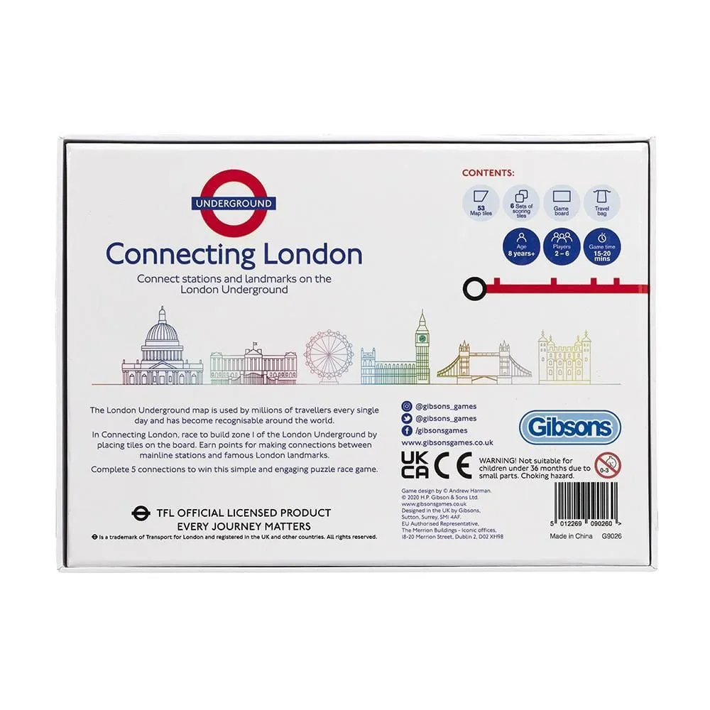 Connecting London - TFL London Underground Family Board Game