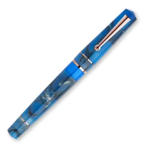 Delta Duna Blue Fountain Pen Steel Nib