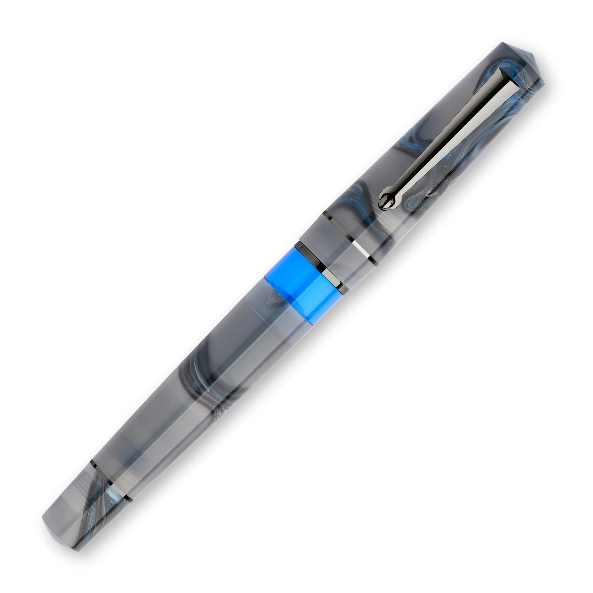 Delta Duna Grey Fountain Pen Steel Nib