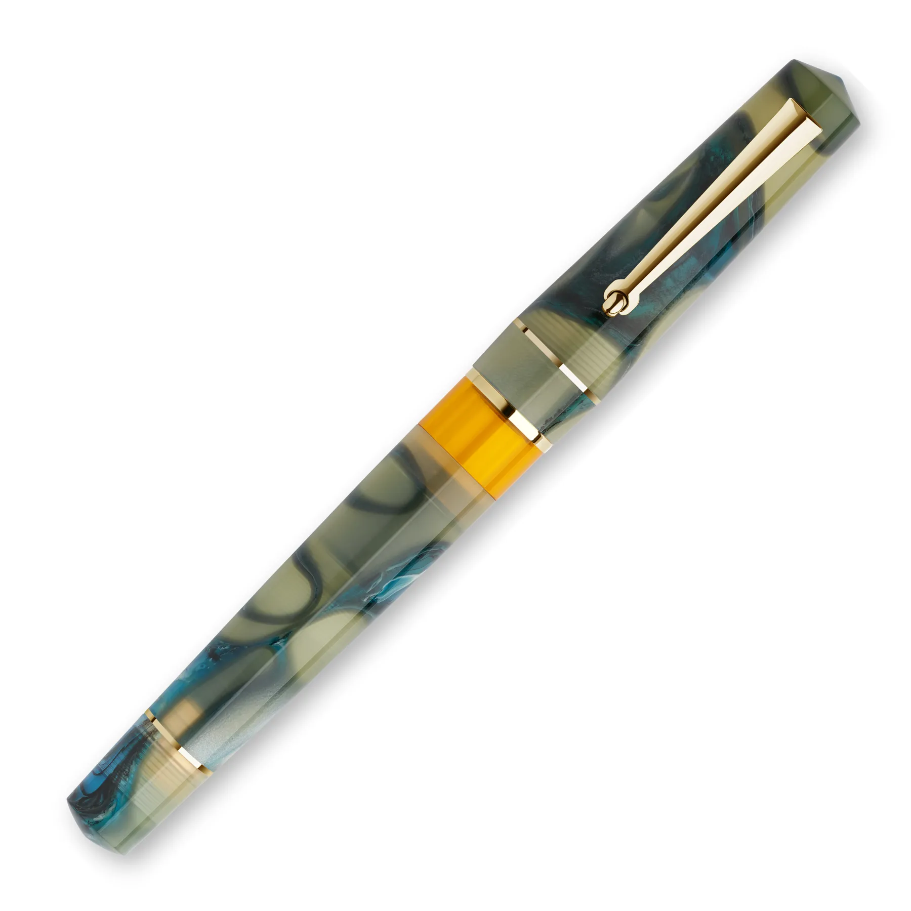 Delta Duna Yellow Fountain Pen 14k Nib