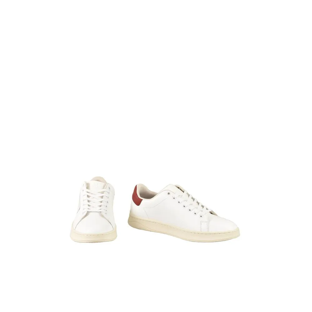 Diesel Bordeaux Leather Sneaker