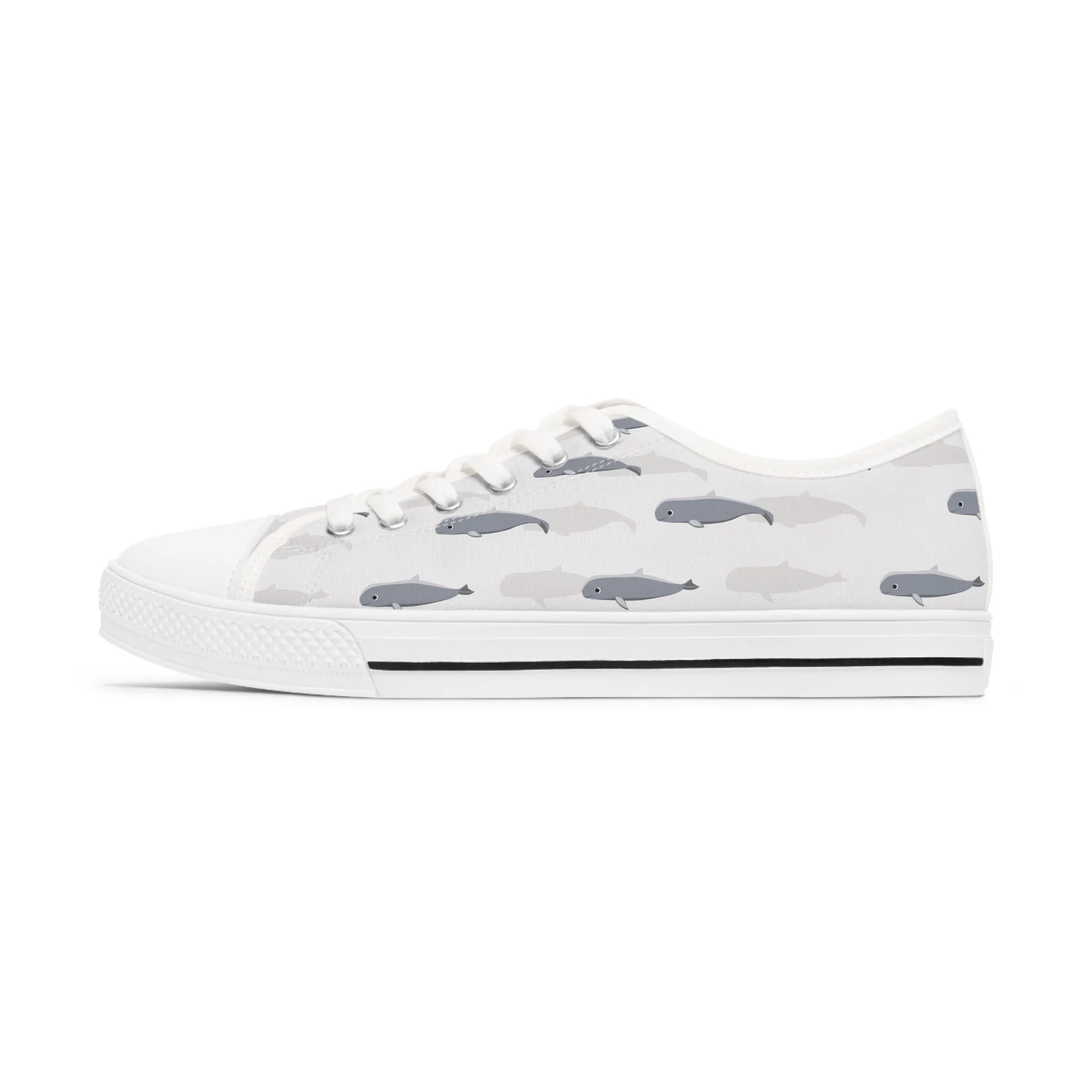 Dolphin Women's Low Top Sneakers