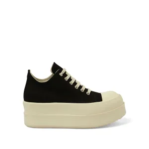 Double Bumper Low Sneaks in Black/Milk