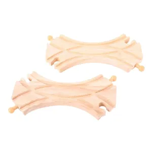 Double Curved Turnouts (Pack of 2)